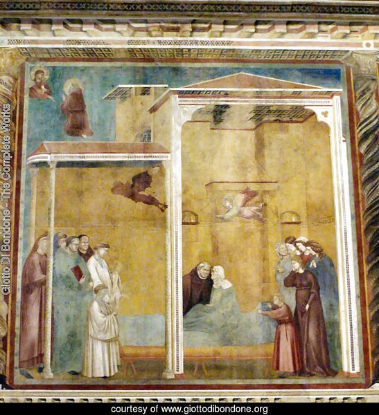 Confession of the woman come back to life,Basilica of Saint Francis,Assisi