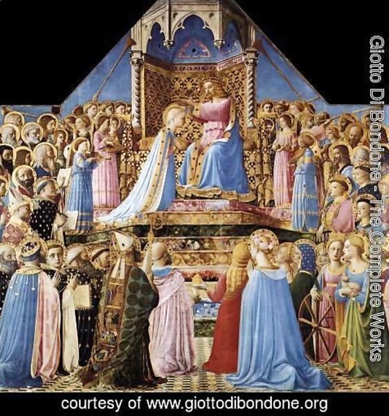 Giotto Di Bondone - Coronation of the Virgin 2