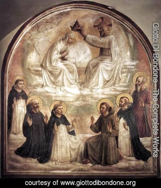 Giotto Di Bondone - Coronation of the Virgin