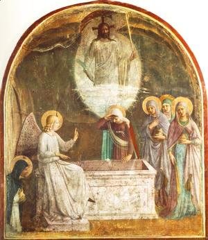Giotto Di Bondone - Resurrection of Christ and Women at the Tomb