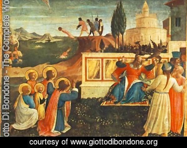 Giotto Di Bondone - Saint Cosmas and Saint Damian Salvaged