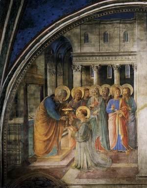 Giotto Di Bondone - St Peter Consacrates Stephen as Deacon