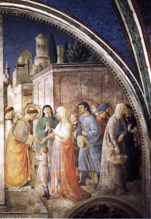 Giotto Di Bondone - St Stephen Distributing Alms
