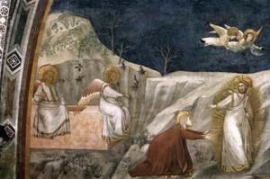 Giotto Di Bondone - Scenes from the Life of Mary Magdalene Noli me tangere