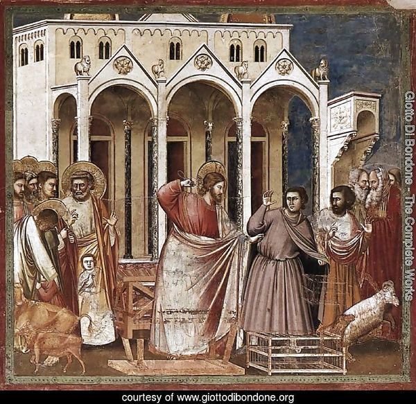 No. 27 Scenes from the Life of Christ 11. Expulsion of the Money-changers from