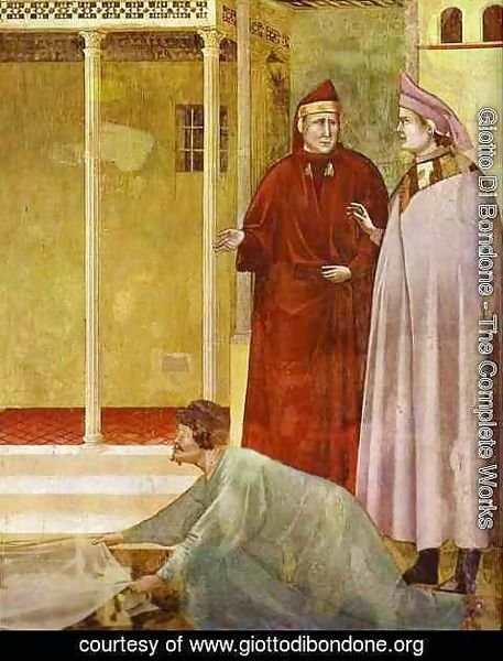 Giotto Di Bondone - Homage Of A Simple Man Detail 2 1295-1300