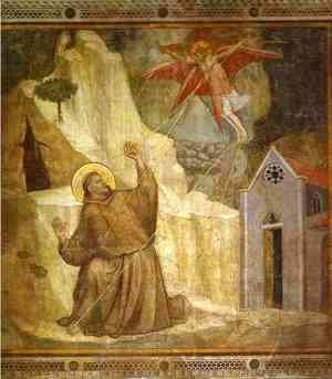 Giotto Di Bondone - Stigmatization 1319-1328