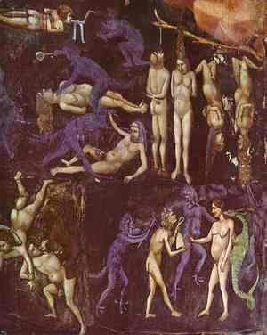 Giotto Di Bondone - The Last Judgement Detail 2 1304-1306