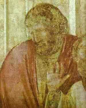 Giotto Di Bondone - The Resurrection Of Drusiane Detail 1 1320s