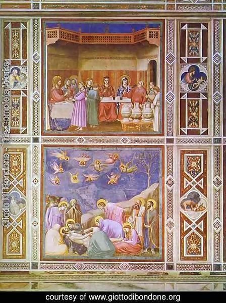 The Wedding Feast At Cana And The Deposition Of Christ 1304-1306