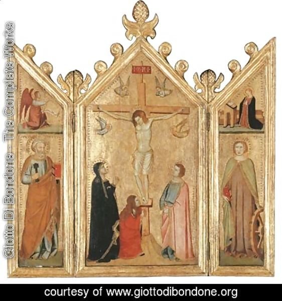 Giotto Di Bondone - The Crucifixion with the Magdalen at the Foot of the Cross