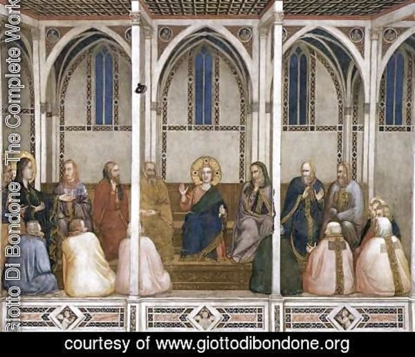 Giotto Di Bondone - Christ Among the Doctors 1310s
