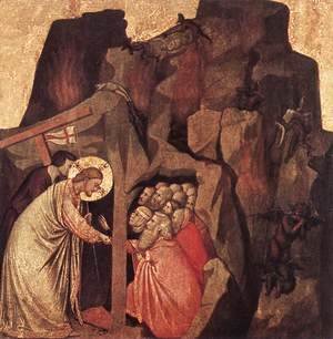 Giotto Di Bondone - Descent into Limbo 1320-25
