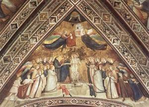 Giotto Di Bondone - Franciscan Allegories- Allegory of Poverty c. 1330