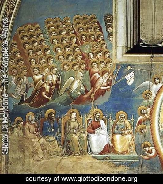 Giotto Di Bondone - Last Judgment (detail 2) 1306, Fresco, Cappella Scrovegni (Arena Chapel), Padua
