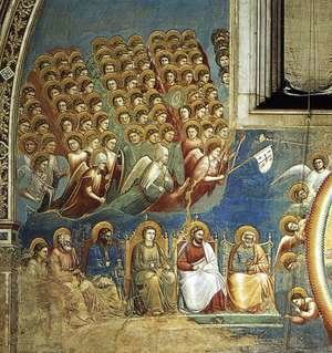 Giotto Di Bondone - Last Judgment (detail 2) 1306, Fresco, Cappella Scrovegni (Arena Chapel), Padua