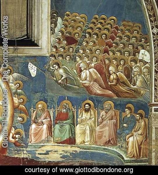 Giotto Di Bondone - Last Judgment (detail 3) 1306
