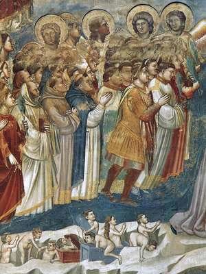 Giotto Di Bondone - Last Judgment (detail 7) 1306