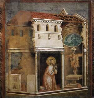Giotto Di Bondone - Legend of St Francis- 4. Miracle of the Crucifix 1297-99