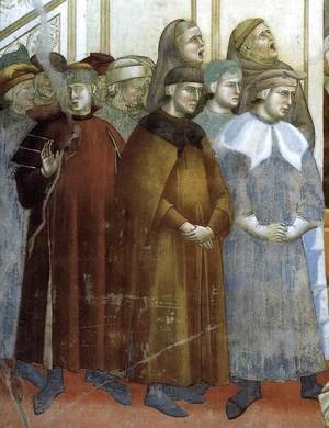 Legend of St Francis- 13. Institution of the Crib at Greccio (detail) 1297-1300