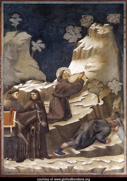 Legend of St Francis- 14. Miracle of the Spring 1297-1300