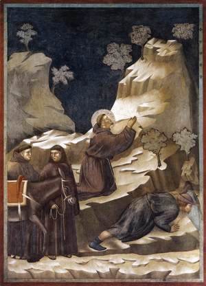 Legend of St Francis- 14. Miracle of the Spring 1297-1300