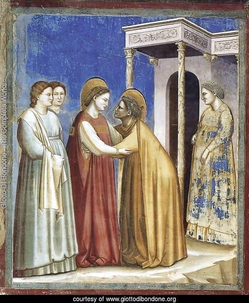 No. 16 Scenes from the Life of the Virgin- 7. Visitation 1306