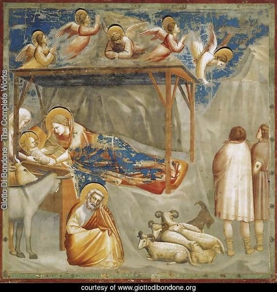 No. 17 Scenes from the Life of Christ- 1. Nativity- Birth of Jesus 1304-06