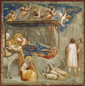 what did giotto introduce into paintings of religious scenes