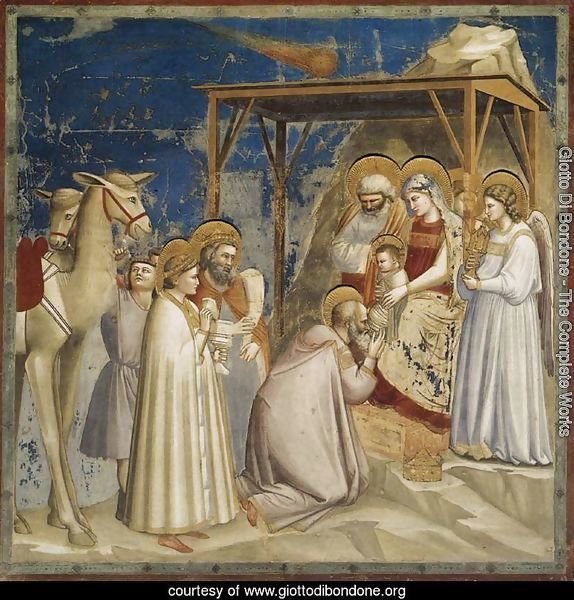 No. 18 Scenes from the Life of Christ- 2. Adoration of the Magi 1304-06