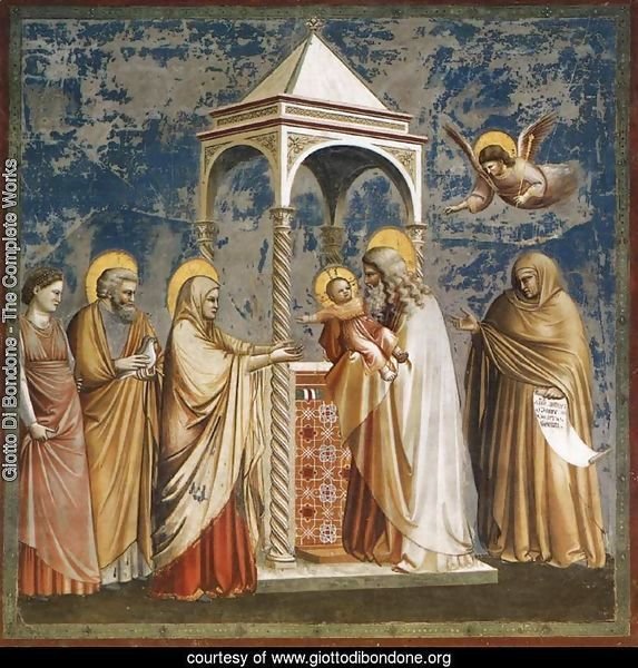 No. 19 Scenes from the Life of Christ- 3. Presentation of Christ at the Temple 1304