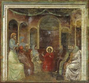 Giotto Di Bondone - No. 22 Scenes from the Life of Christ- 6. Christ among the Doctors 1304-06