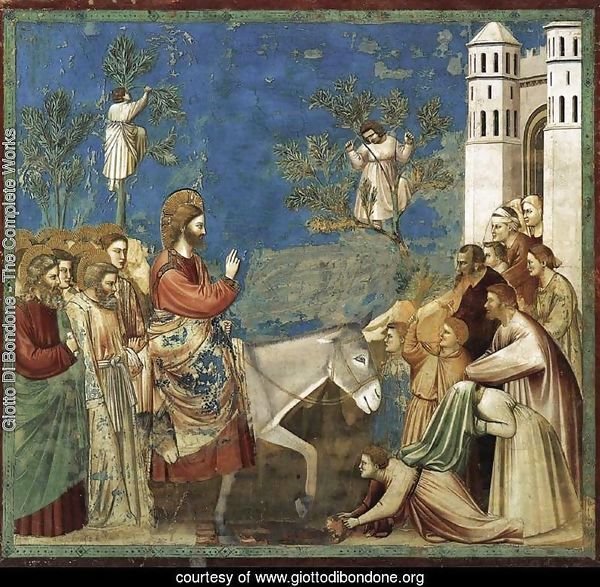 No. 26 Scenes from the Life of Christ- 10. Entry into Jerusalem 1304-06