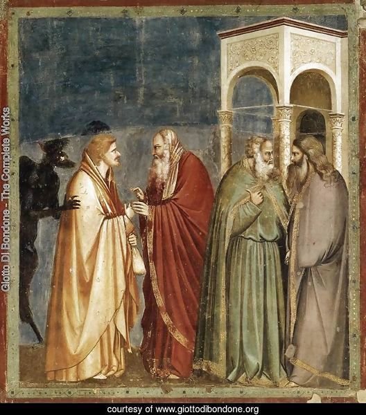 No. 28 Scenes from the Life of Christ- 12. Judas' Betrayal 1304-06