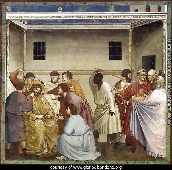 No. 33 Scenes from the Life of Christ- 17. Flagellation 1304-06
