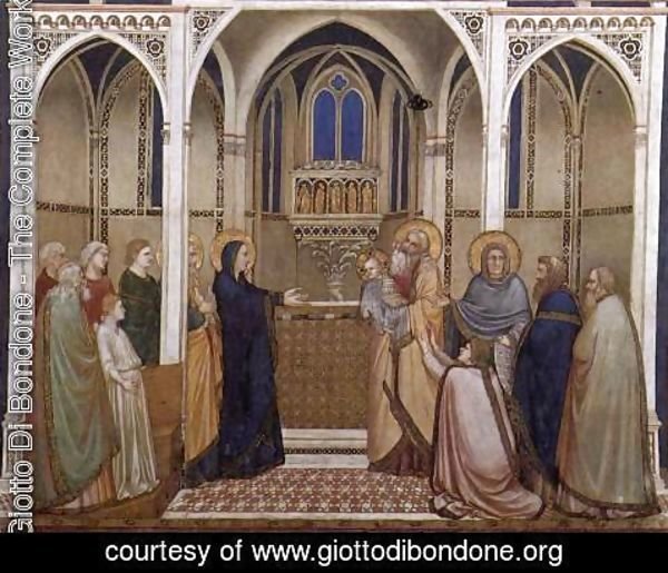 Giotto Di Bondone - Presentation of Christ in the Temple 1310s