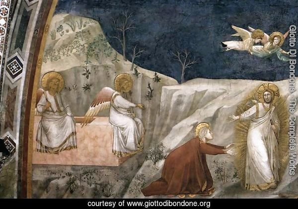 Scenes from the Life of Mary Magdalene- Noli me tangere 1320s