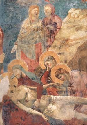 Giotto Di Bondone - Scenes from the New Testament- Lamentation (detail 2) 1290s