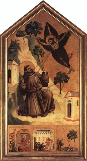 Giotto Di Bondone - Stigmatization of St Francis 1300
