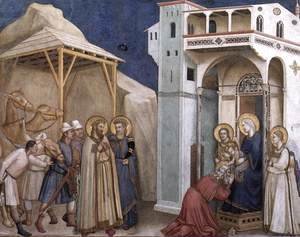 Giotto Di Bondone - The Adoration of the Magi 1310s