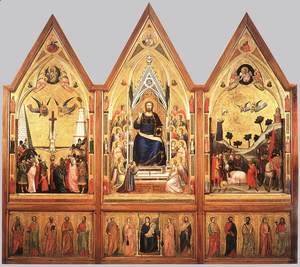 Giotto Di Bondone - The Stefaneschi Triptych (recto) c. 1330