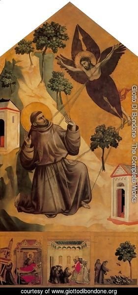 Giotto Di Bondone - Stigmatization of St Francis