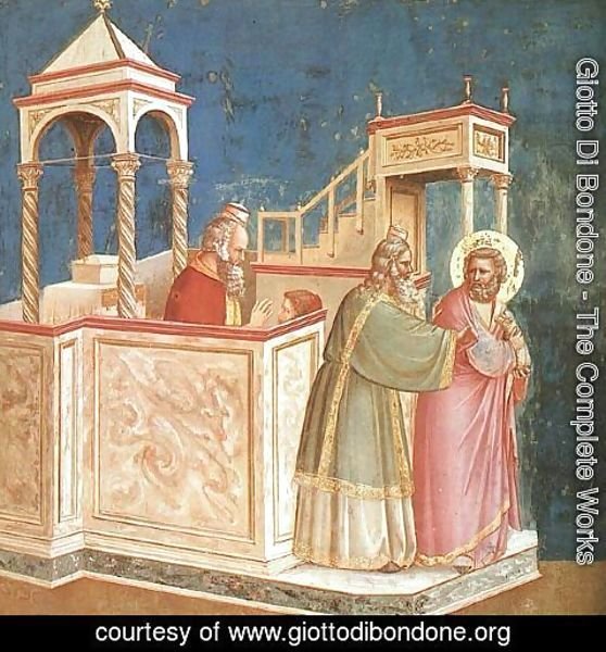 Giotto Di Bondone - Expulsion of Joachim from the Temple