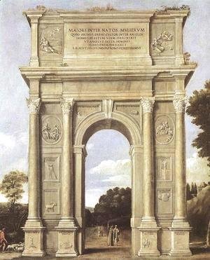 Giotto Di Bondone - A Triumphal Arch of Allegories