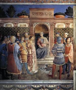 Giotto Di Bondone - Condemnation of St Lawrence by the Emperor Valerian