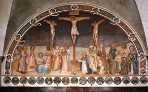 Giotto Di Bondone - Crucifixion and Saints