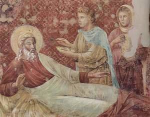 Giotto Di Bondone - Isaac, Esau back