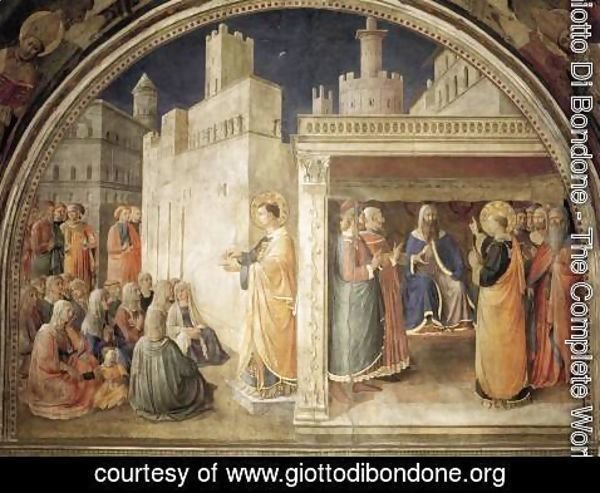 Giotto Di Bondone - Lunette of the north wall