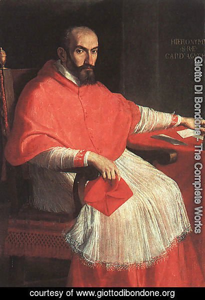 Giotto Di Bondone - Portrait of Cardinal Agucchi