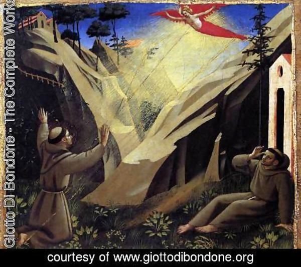 Giotto Di Bondone - St Francis Receiving the Stigmata